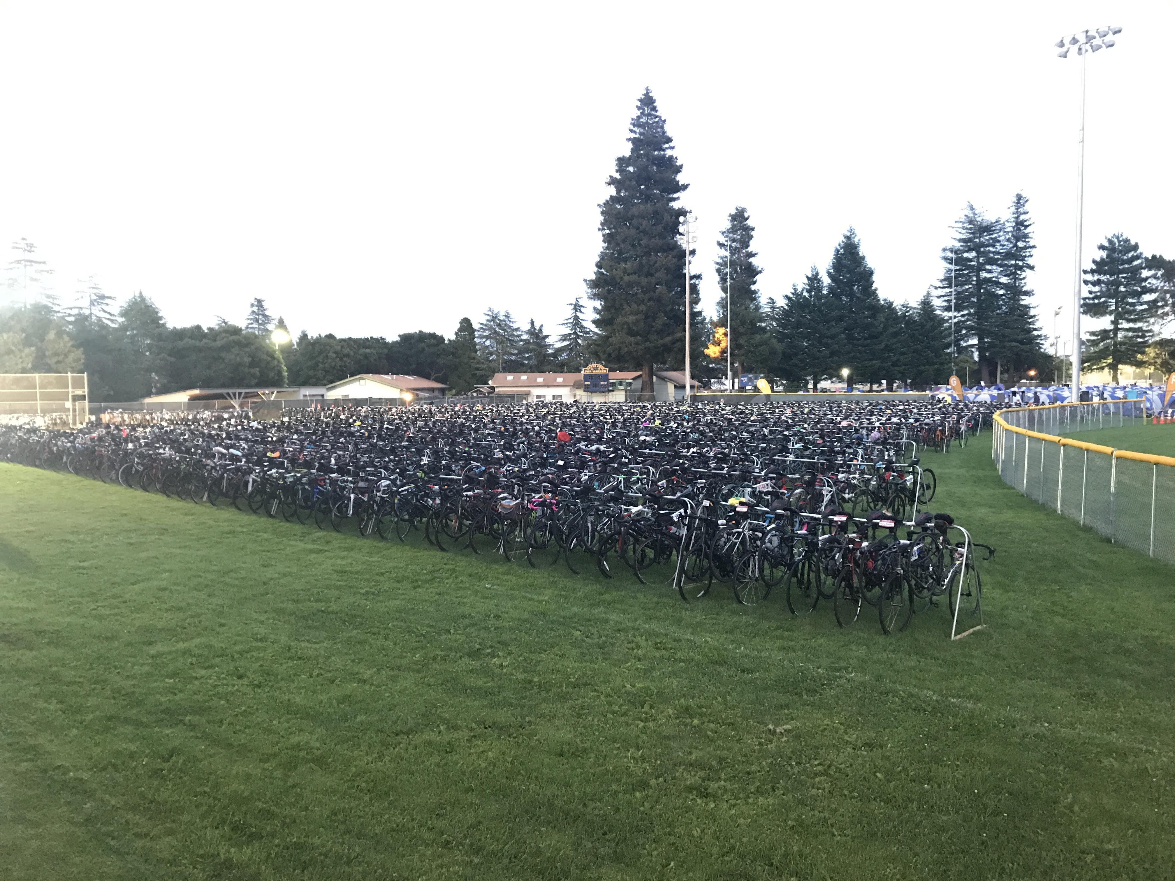 Full bike parking